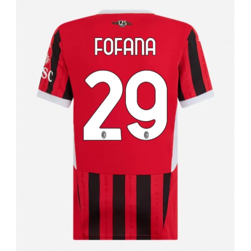 Dámy Fotbalový dres AC Milan Youssouf Fofana #29 2024-25 Domácí Krátký Rukáv